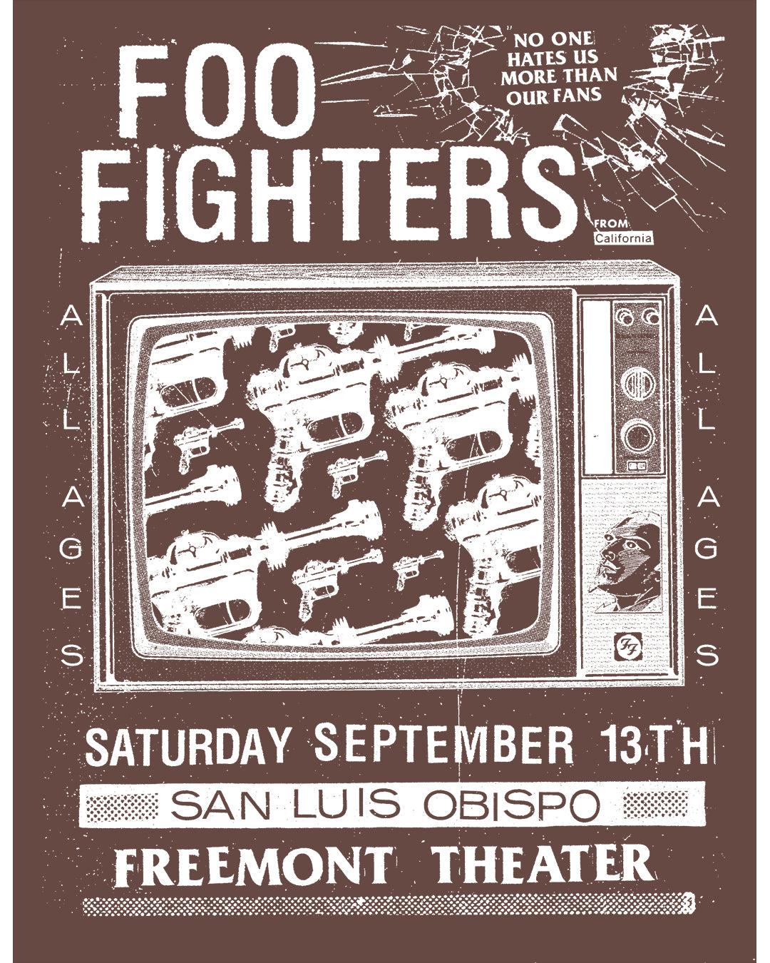 Limited Edition Foo Fighters SLO Print