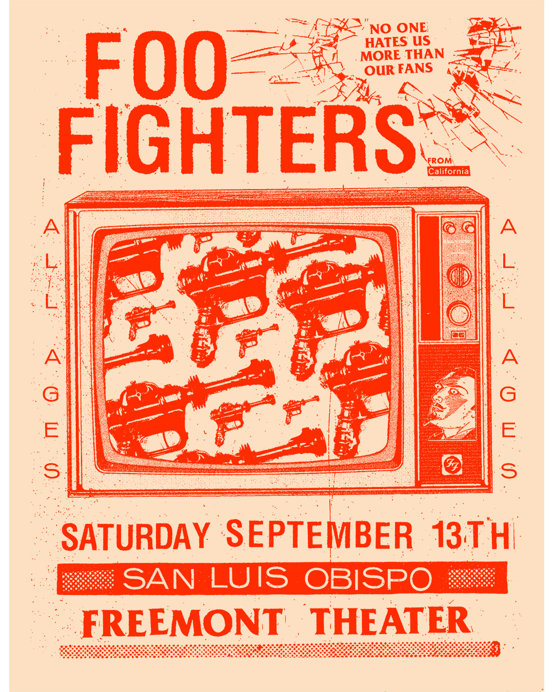 Limited Edition Foo Fighters SLO Print