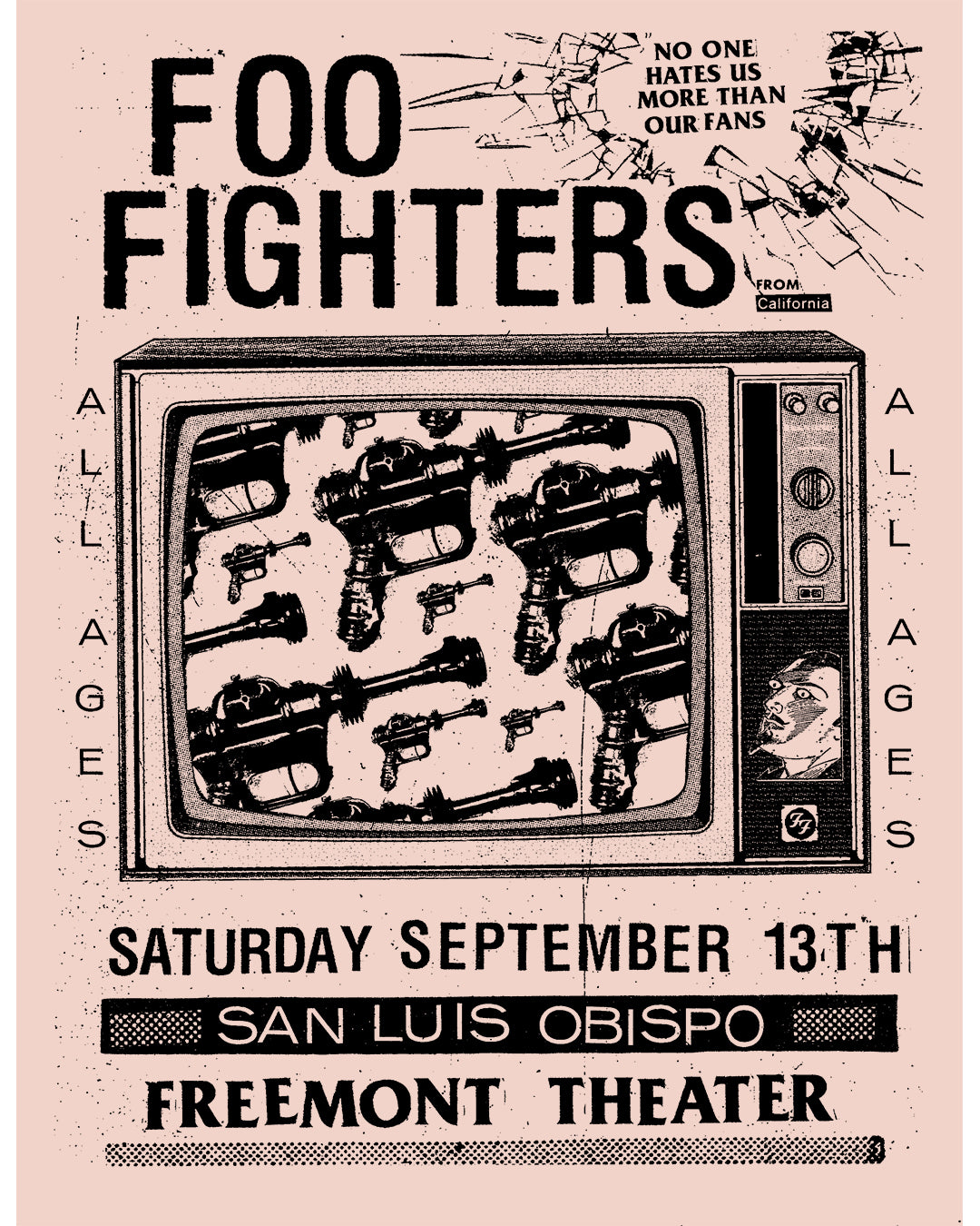 Limited Edition Foo Fighters SLO Print