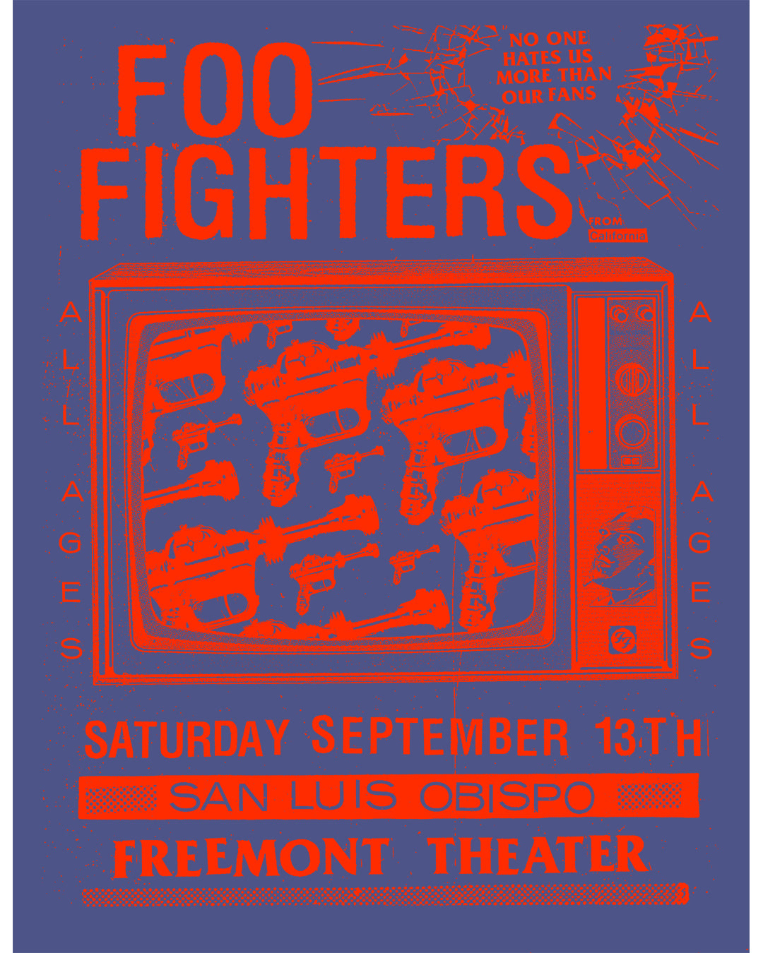 Limited Edition Foo Fighters SLO Print