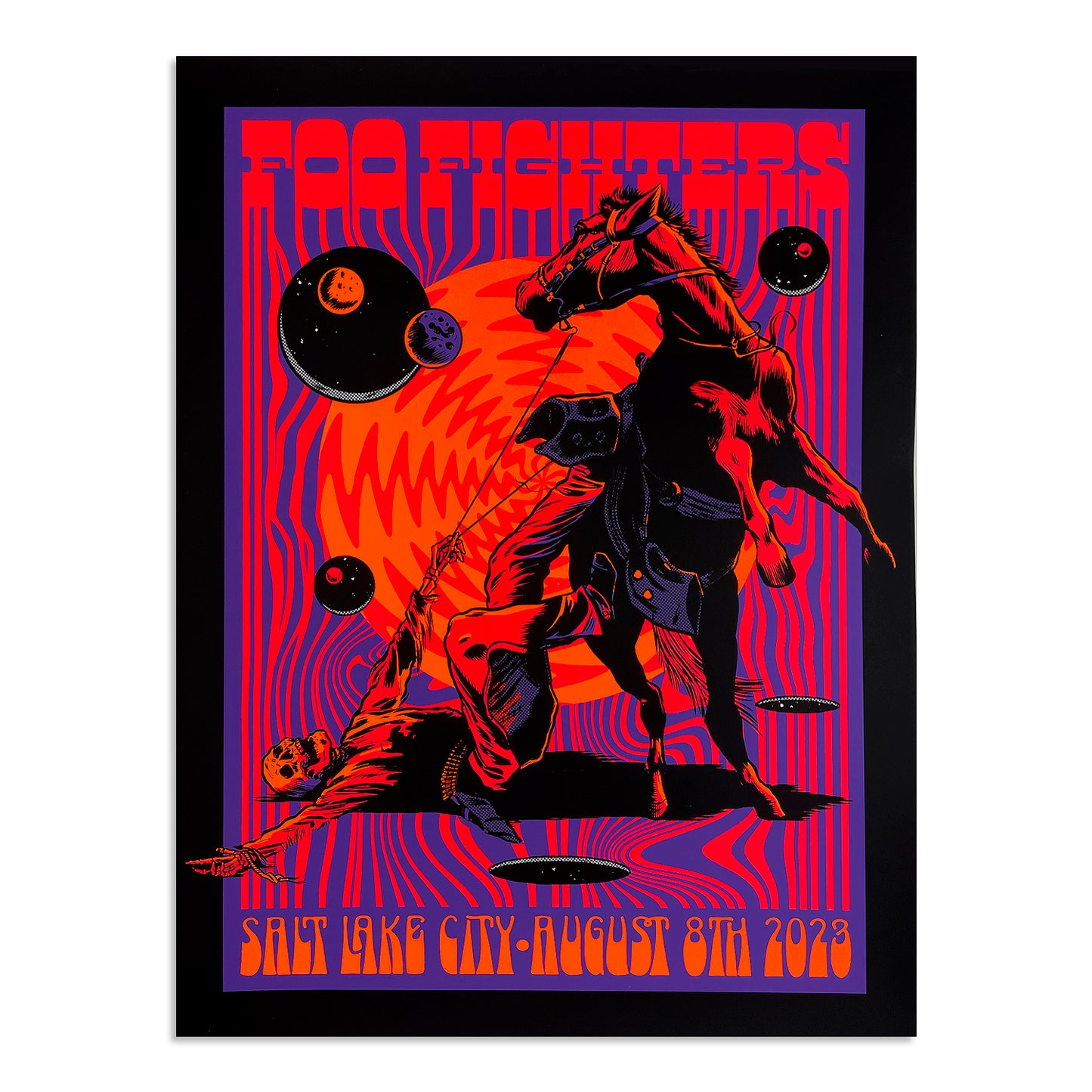 Limited Edition Foo Fighters Poster Salt Lake City - Regular Print