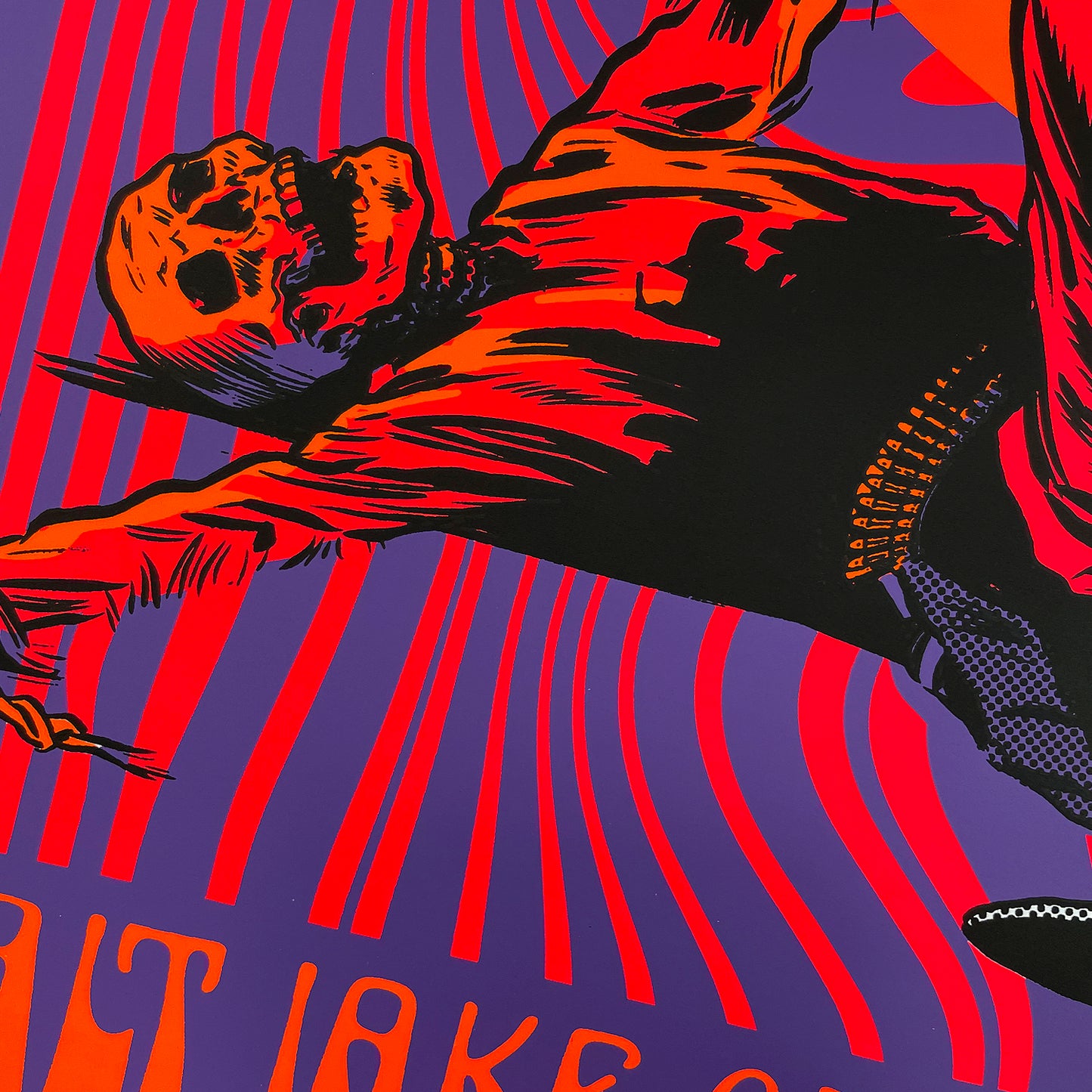 Limited Edition Foo Fighters Poster Salt Lake City - Regular Print
