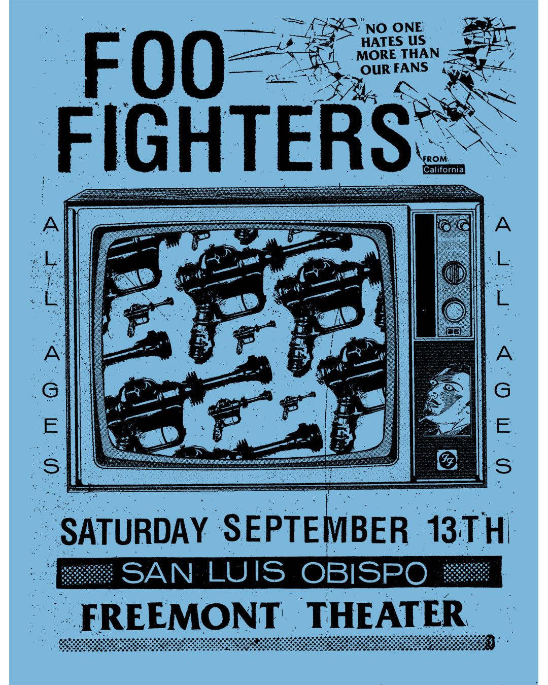 Limited Edition Foo Fighters SLO Print