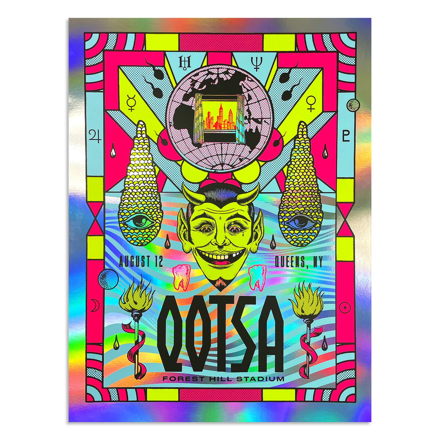 Limited Edition Queens Of The Stone Age - Foil Print