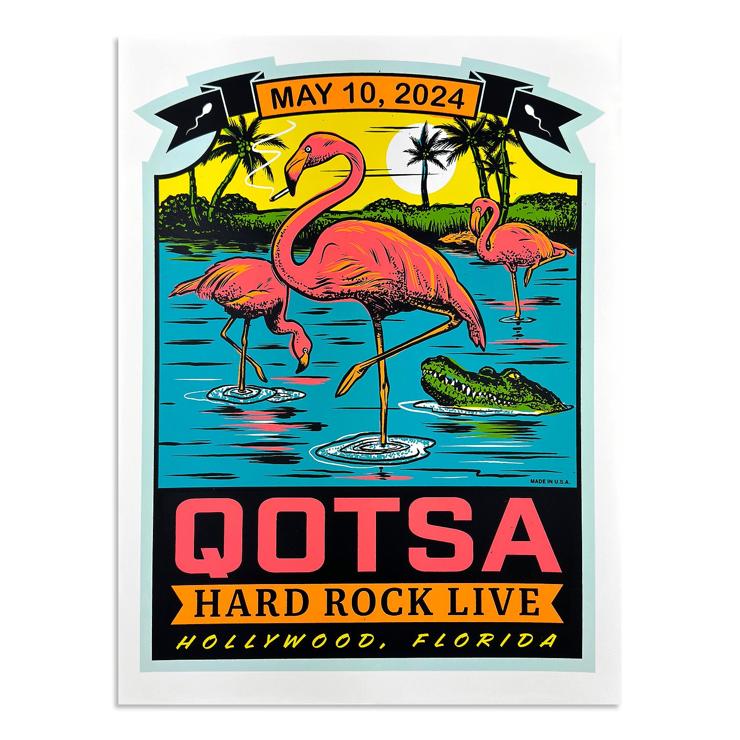 Limited Edition Queens of The Stone Age - Hollywood FL Print