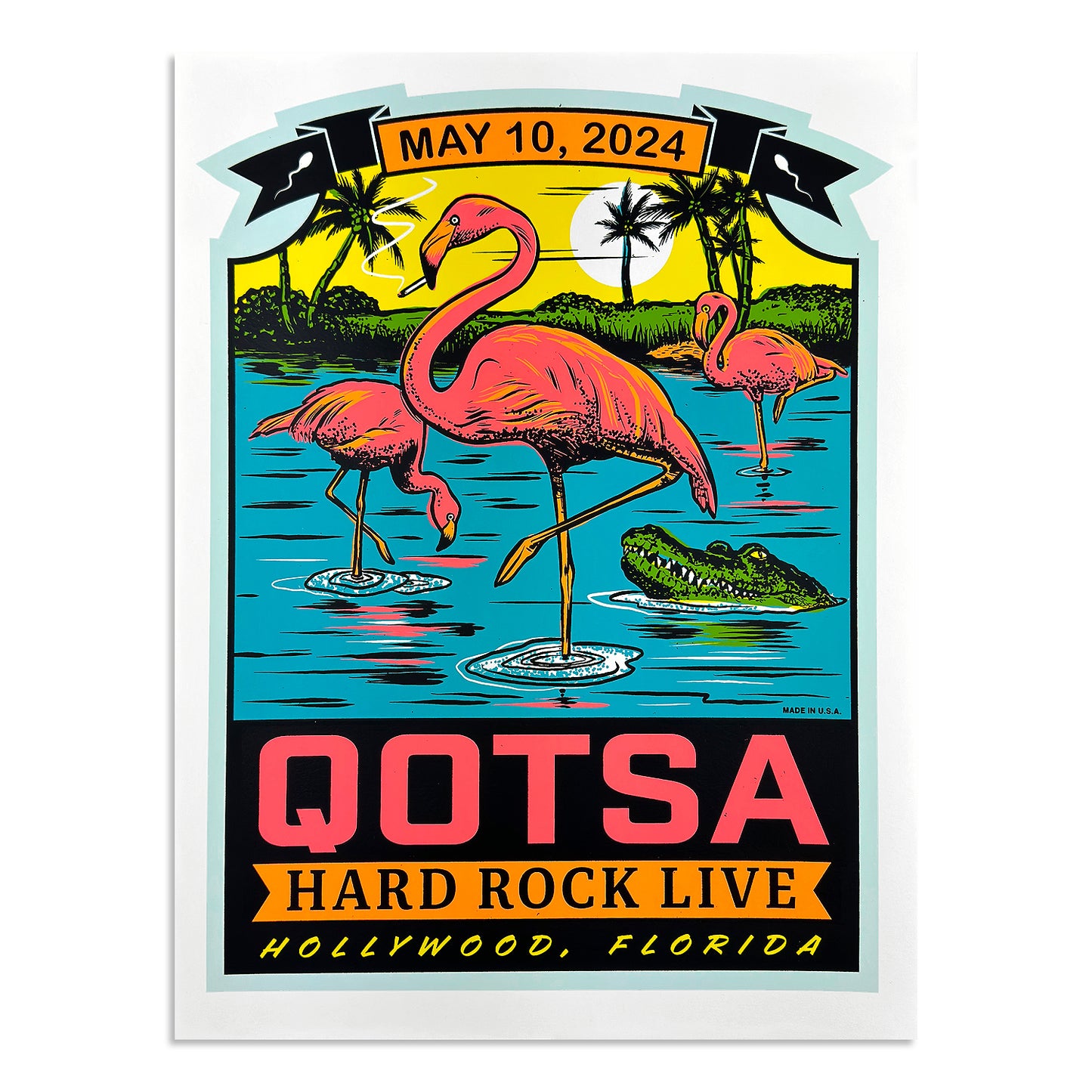 Limited Edition Queens of The Stone Age - Hollywood FL Print