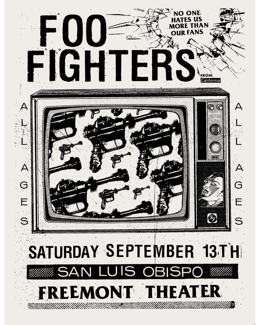 Limited Edition Foo Fighters SLO Print