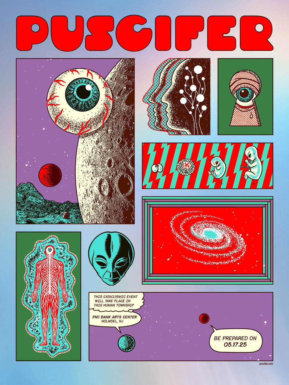 Limited Edition Puscifer Print - Holmdel, NJ