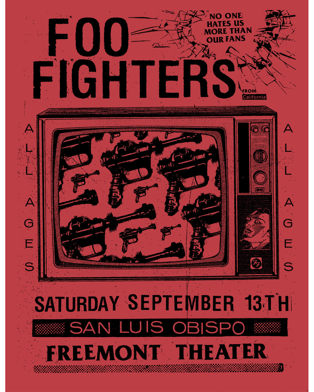 Limited Edition Foo Fighters SLO Print