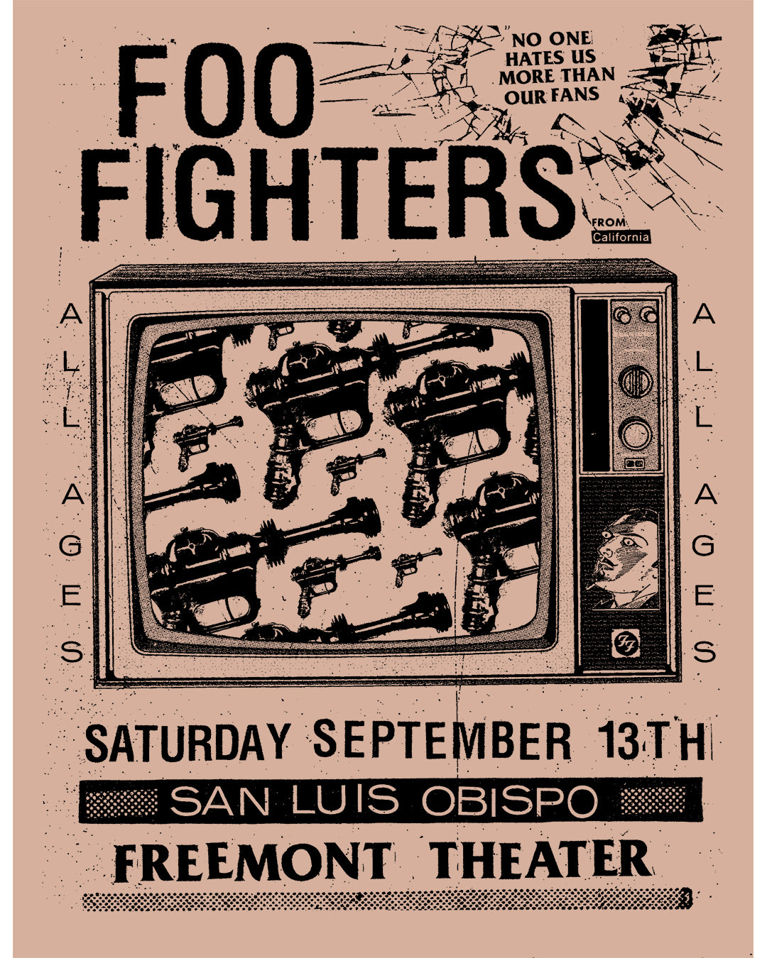 Limited Edition Foo Fighters SLO Print