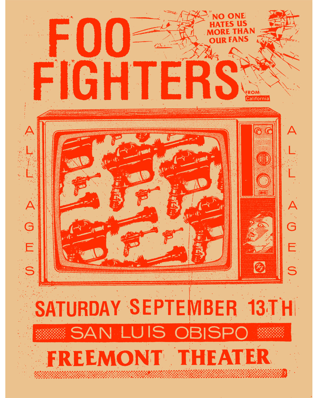 Limited Edition Foo Fighters SLO Print