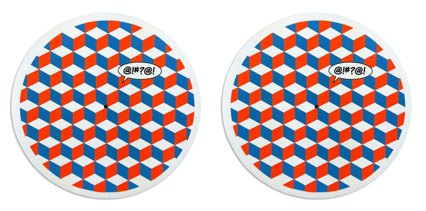 DJ Qbert x Morning Breath Club 12" Slipmat Set of 2