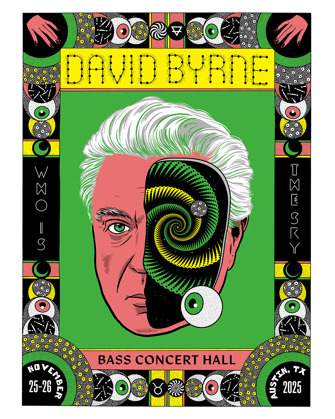 David Byrne Limited Edition Poster