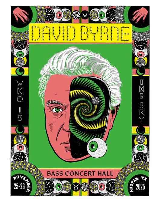 David Byrne Limited Edition Poster