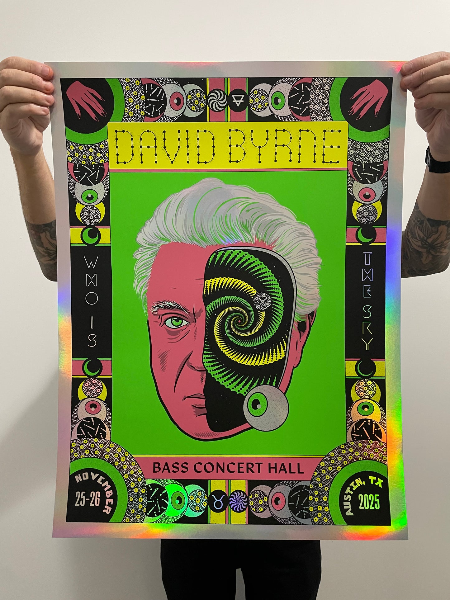 David Byrne Limited Edition Poster