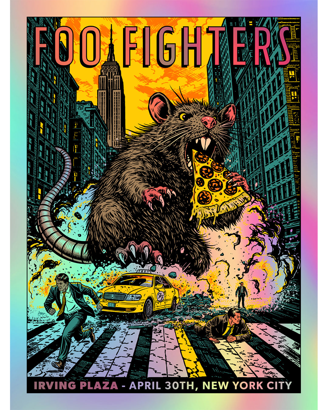Limited Edition Foo Fighters Print NYC / Irving Plaza